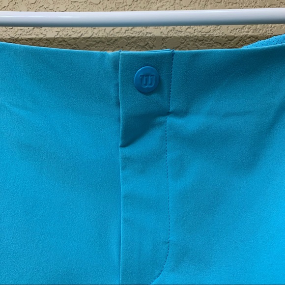 Wilson Light Blue Tennis Woven Shorts Size XL - Picture 2 of 13